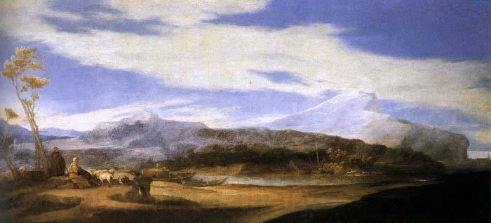 Jose de Ribera Landscape with Shepherds Spain oil painting art